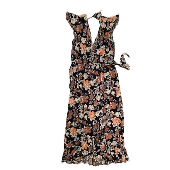B.O.G Collective Long Wrap Floral Dress Size L - Picture 1 of 5